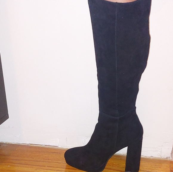 Steve Madden Shoes - Steve Madden Women's Marcello Platfrom leather Suede Boots